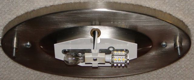 Oval lights off no glass